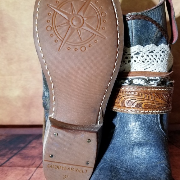 Upcycled Bussola boots - Picture 5 of 6